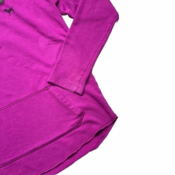 Victoria Secret PINK Quarter Zip Purple Pullover - Picture 3 of 8